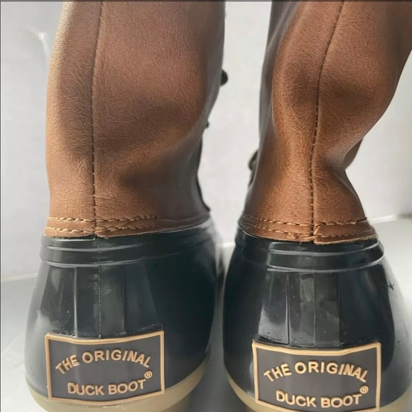 Sporto Women's Brown Arianna, The Original Duck Boot Leather Waterproof Size 7M - Picture 2 of 2